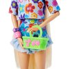 Кукла Mattel Barbie Экстра в цветочном платье - HDJ45