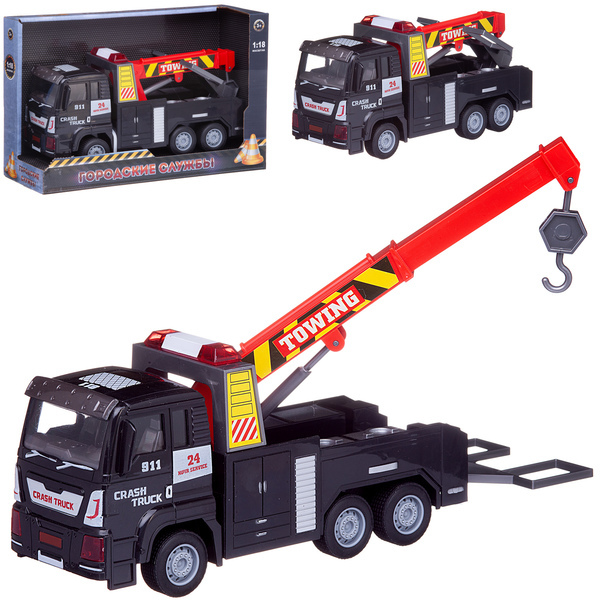 Машинка Abtoys Эвакуатор, масштаб 1:18 - C-00487