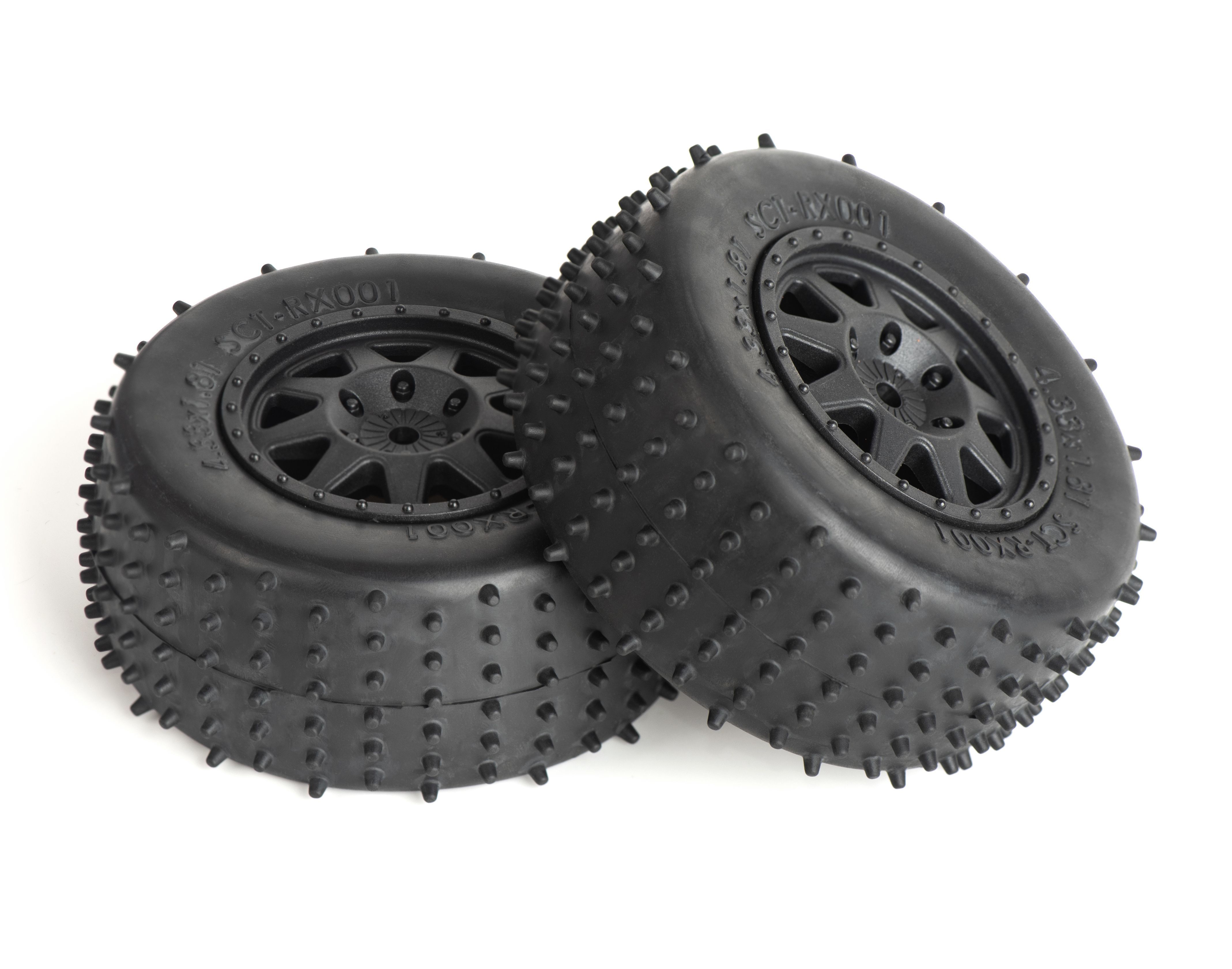 Комплект колёс PR-Racing 1:10 SCT-RX001M-SC big ding tire Hard - PR-69500096