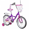 Велосипед Novatrack Little Girlzz 16*, фиолетовый - 167GIRLZZ.VL9