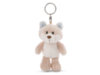 Мягкая игрушка NICI Снежная лиса, брелок 10 см - NICI47280