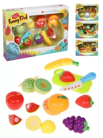 Игровой набор *Продуты для резки*, 10 предметов - 228E6-5