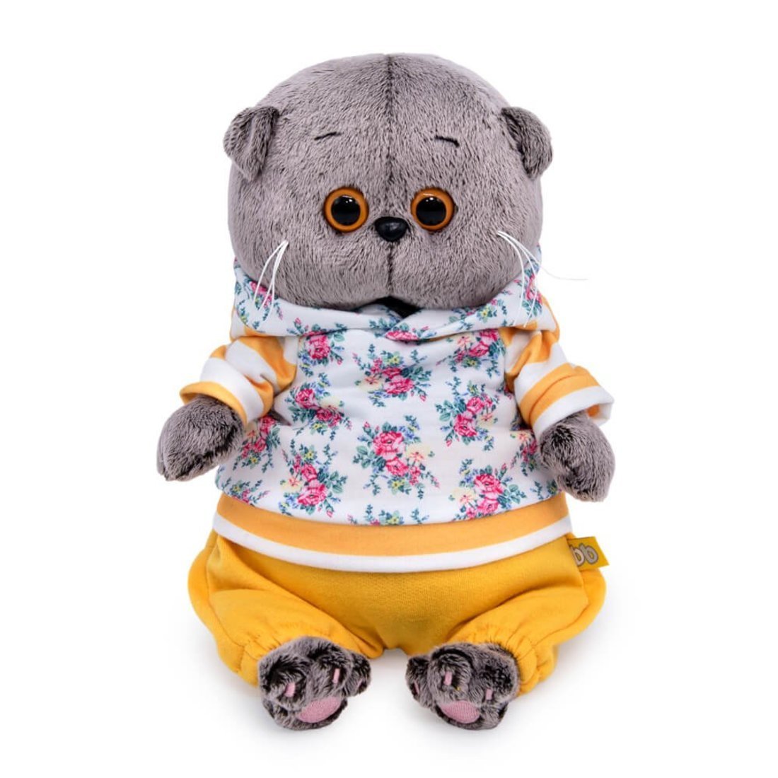 Мягкая игрушка Budi Basa Басик BABY в свитшоте 20 см - BB-103