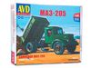 Сборная модель AVD МАЗ-205 самосвал, масштаб 1:43 - 1374AVD