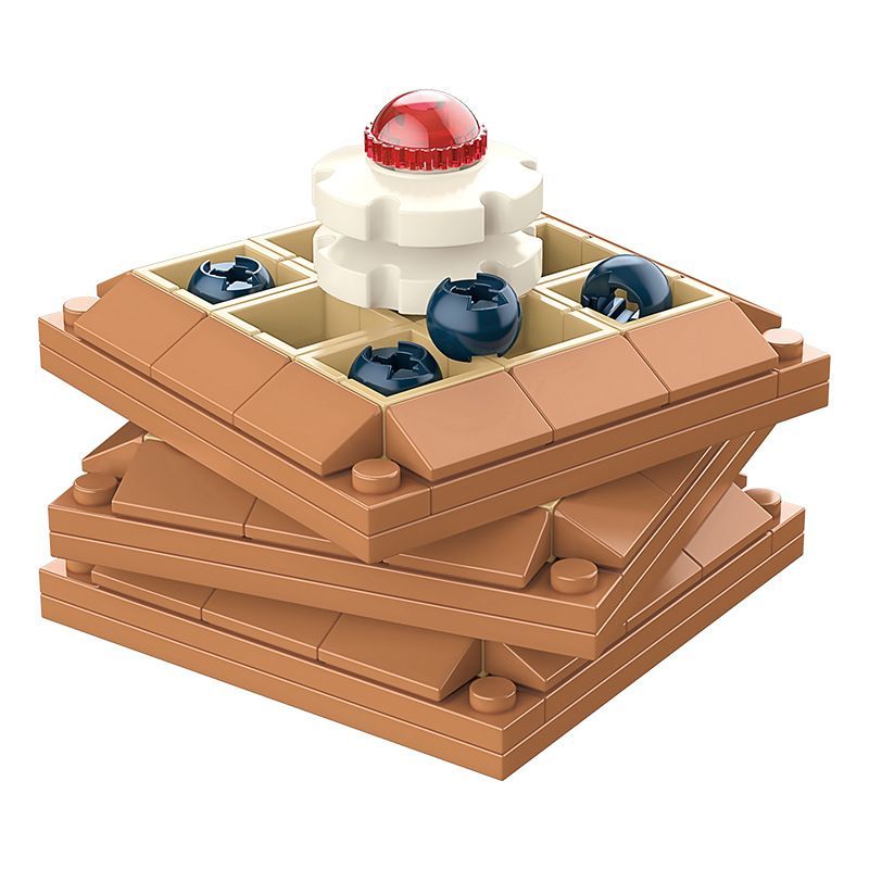 Конструктор RTOY 3D из миниблоков Вкусные сладости вафли, 118 элементов - JK5623