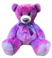 Мягкая игрушка Fluffy Family Мишка Радуга, 50 см - 681761