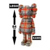 Конструктор Balody Kaws 3D из миниблоков KAWS фигурка большая 84см, 5250 элементов - BA200586