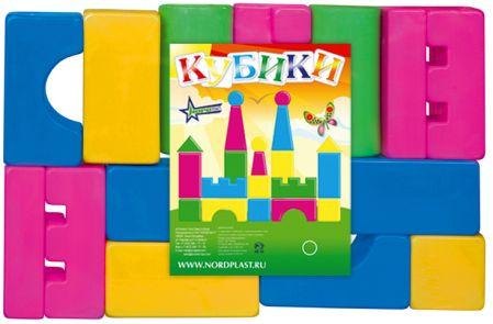 Конструктор выдувной *Кубики* - 17, 43,5*7*28 см - 403H