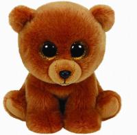 Мягкая игрушка TY Мишка коричневый Brownie, 25 см - 90222