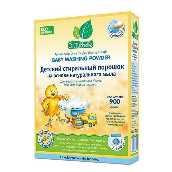 Стиральный порошок DR.Tuttelle детский на основе натурального мыла 0,9 кг - DT033