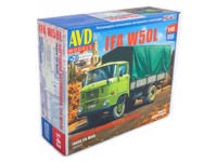 Сборная модель AVD IFA W50L бортовой с тентом, масштаб 1:43 - 1565AVD