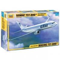 Сборная модель Пассажирский авиалайнер Боинг 737-800 масштаб 1:144 - 7019П