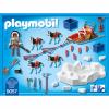 Конструктор Playmobil Полярная экспедиция: Хаски с нарисованными санями - 9057pm