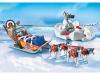 Конструктор Playmobil Полярная экспедиция: Хаски с нарисованными санями - 9057pm