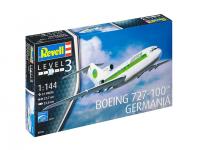 Сборная модель лайнера Boeing 727-100, масштаб 1:144 - 03946R