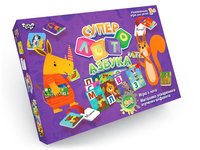 Настольная игра Danko Toys Лото развивающее Супер Лото Азбука - СЛА-01