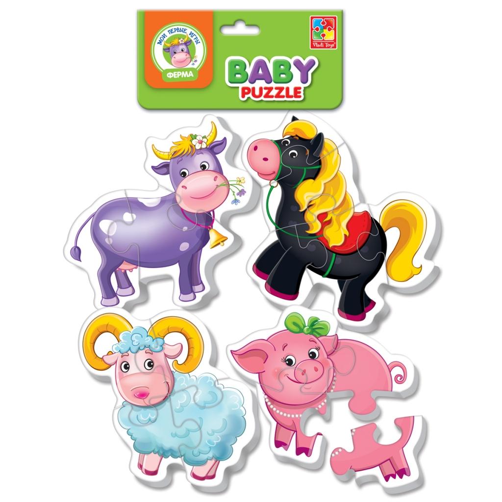 Пазл Vladi Toys Baby puzzle Ферма - VT1106-51