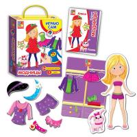 Настольная игра Магнитная игра-одевашка *Модницы* - VT3702-01