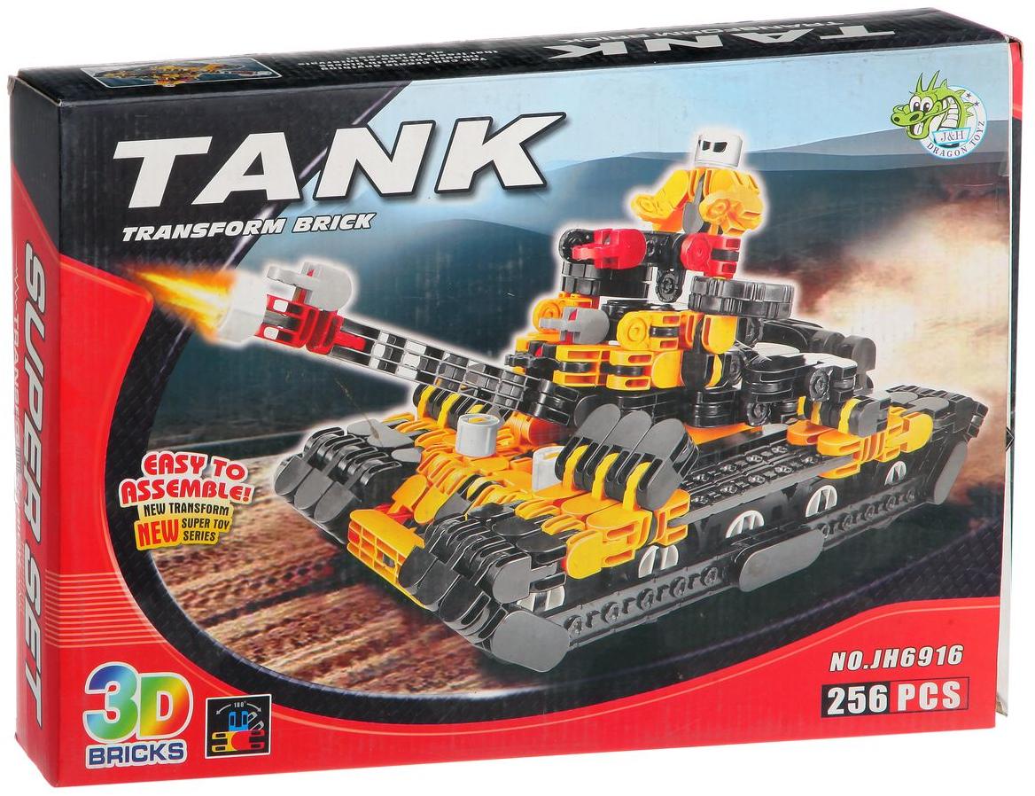 Конструктор Tank *Страйп* - Танк, 256 деталей JH6916