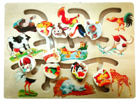 Игра детская развивающая Hongji Toys Пазл *Животные* - HJ98254Ak