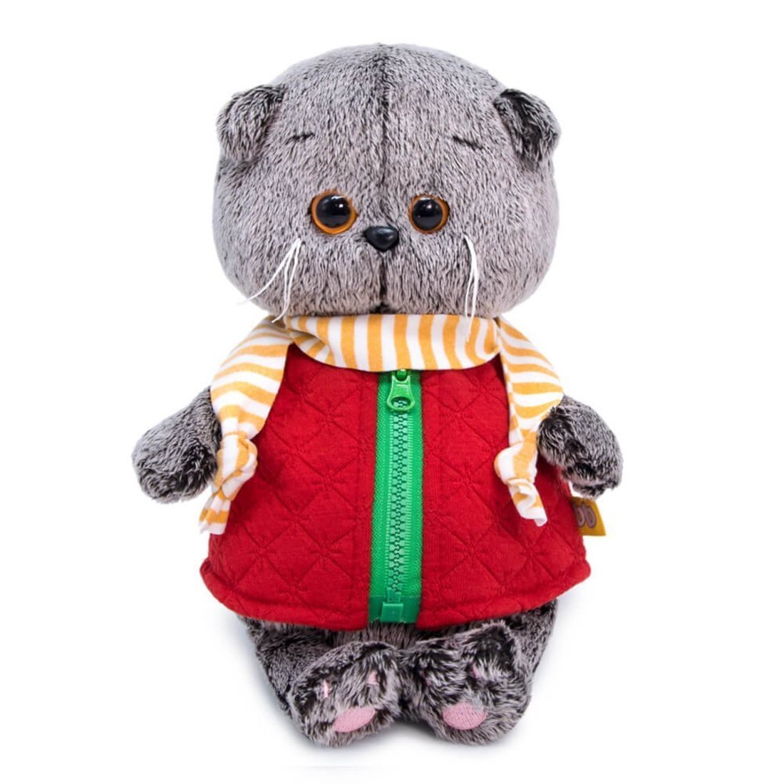 Мягкая игрушка Budi Basa *Басик BABY в стеганом жилете*, 20 см - BB-072