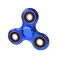 Игрушка-антистресс спиннер Fidget Spinner Хром Голубой - fs_hr_blue