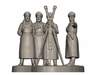 Сборные солдатики Zvezda Немецкий штаб в зимней форме, масштаб 1:72 - ZV-6232