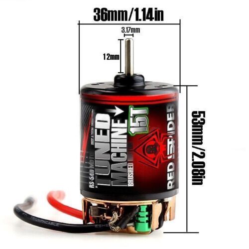 Коллекторный электродвигатель RedSpider 15T (540 класс) Waterproof - AIII-CM-053-15T