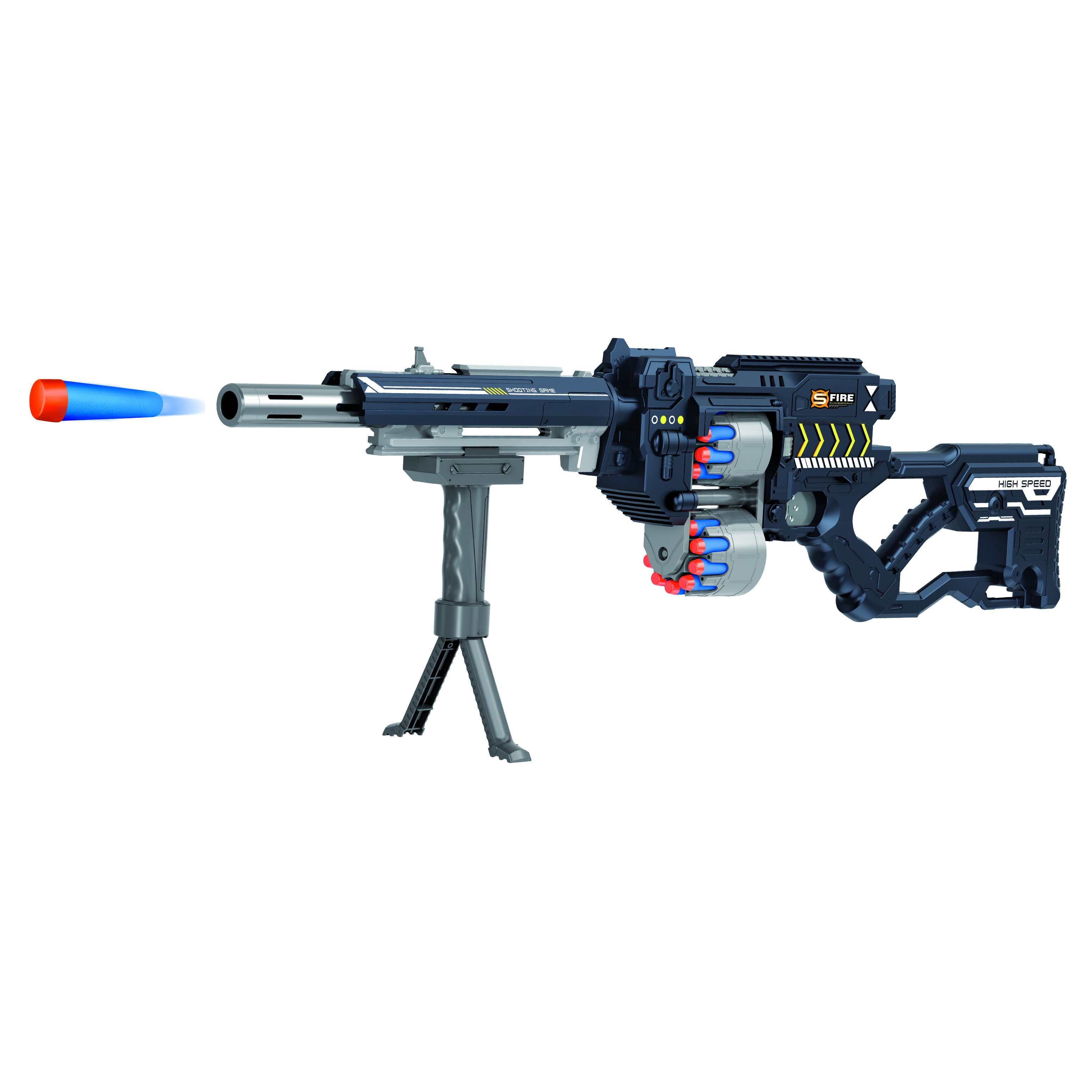 Винтовка Le Neng Toys черная на батарейках с мягкими пулями G3B - LNT-G3B