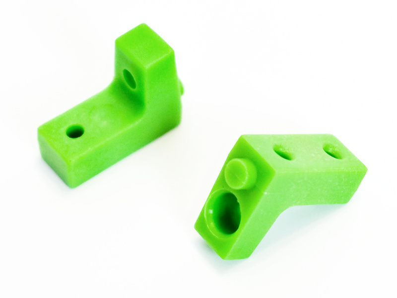 Крепление сервопривода для Remo Hobby MMAX, EX3 1:10, тюнинг, зеленое - RP2313-GREEN
