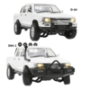 Радиоуправляемый пикап WPL Hilux Crew Cab (белая) 4WD RTR масштаб 1:16 2.4G - D-64-1