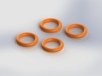 Резиновые кольца 6,8x1,9мм 4шт ARRMA - AR716021