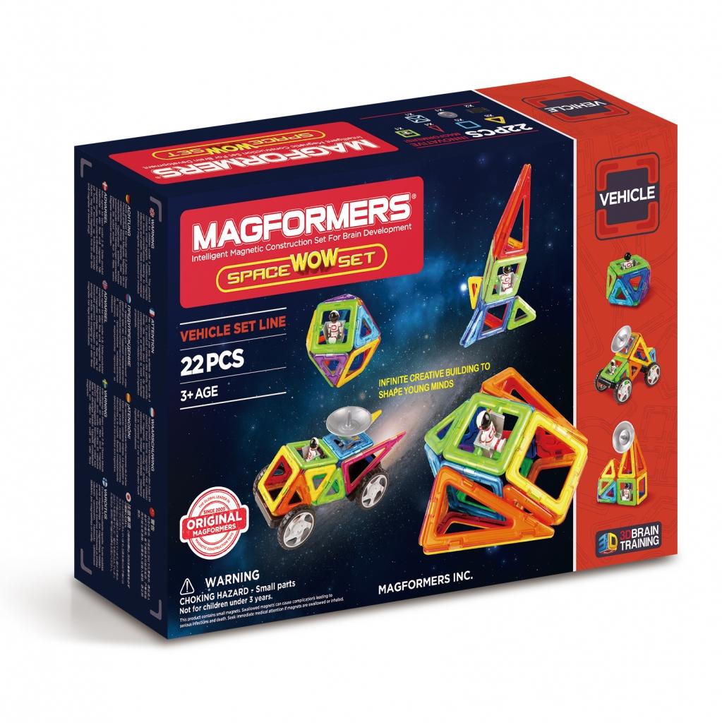 Магнитный конструктор MAGFORMERS Space Wow Set 22 элемента - 707009