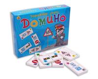 Настольная игра Рыжий кот Домино большое. Дорожные знаки - ИН-3300