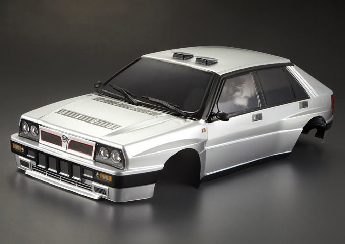 Кузов окрашенный 1|10 Lancia Delta HF Integrale 16V серебрянный - KB-48387
