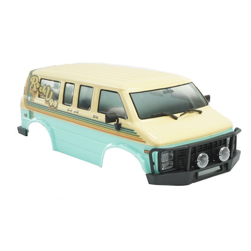 Кузов Rock Van окрашенный с бамперами CR-18P Rock Van Finished Body Set (Beige) - HP-240182