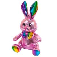 Мягкая игрушка ABtoys Кролик розовый, 16 см - M2055