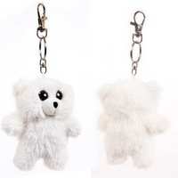 Мягкая игрушка-брелок Junfa Toys Флэтси Мини Мишка с подвесом, 9,5 см - M5076