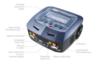 Двухканальное зарядное устройство SkyRC D100 V2 AC|DC с Bluetooth duo - SK-100131-02