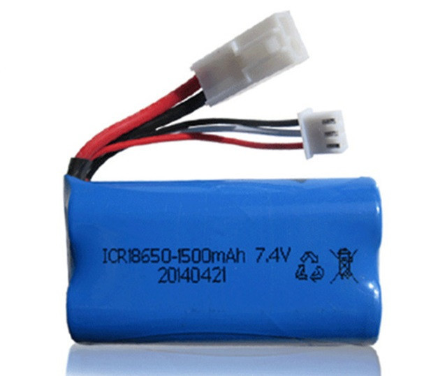 Аккумулятор LiIon 7.4V 1500mAh 18650 ICR разъем EL - LI-ION-74-1500-ICREL