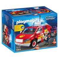 Конструктор Playmobil Пожарная служба: Пожарная машина командира со светом и звуком - 5364pm