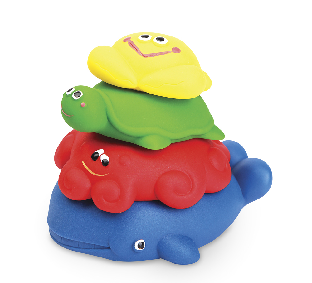 Игрушка для купания Огонек Морская пирамидка - С-1055