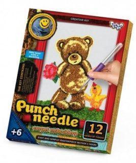 Ковровая вышивка Punch Needle Медвежонок - PN-01-01