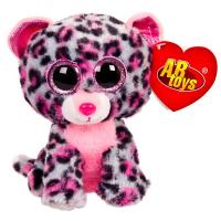 Мягкая игрушка ABtoys Леопард серый, 15 см - M0013
