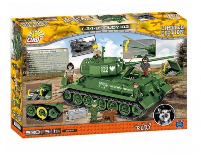 Cobi Rudy Конструктор Cobi Советский танк Rudy 102, 530 элементов - COBI-2524 ...
