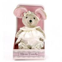 Мягкая игрушка Fluffy Family Мышка шарнирная Вaby mouse *Пушинка* в костюмчике - 681208