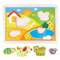 Вкладыши Hape Солнечная Долина 3 в 1 - E1601_HP