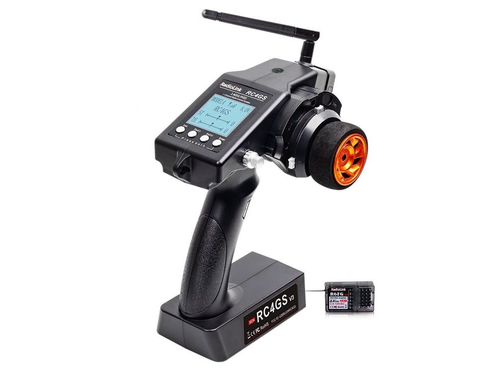 Радиоаппаратура Radiolink RC4GS V3 с приемником R6FG - RC4GS V3+R6FG