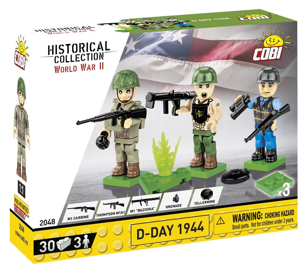 Конструктор Cobi Фигурки D-DAY 1944, 30 элементов - COBI-2048