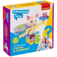 Настольная игра Bondibon Считай и проверяй с котиком - ВВ4267